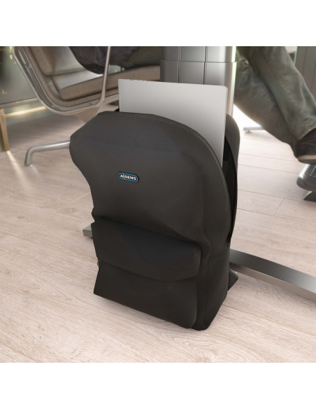 AISENS ASBG-BP080-BK maletines para portátil 39,6 cm (15.6") Mochila Negro