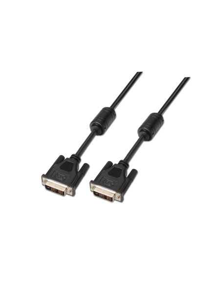 AISENS A117-0086 cable DVI 1,8 m DVI-D Negro