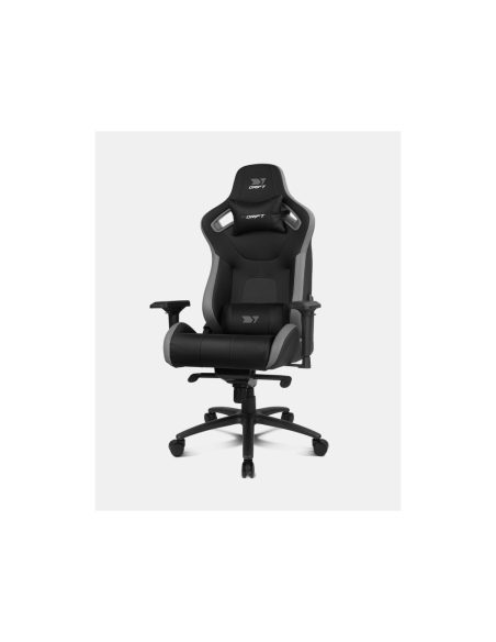 DRIFT DR600BGRAY silla para videojuegos Butaca para jugar Asiento acolchado Negro, Gris