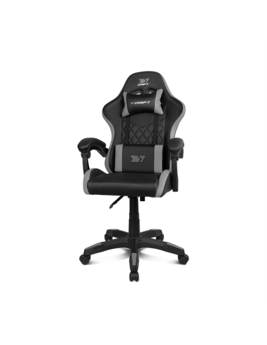 DRIFT DR35BG silla para videojuegos Silla para videojuegos de PC Asiento acolchado Negro, Gris