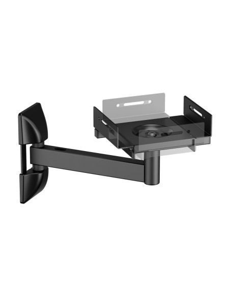 AISENS Soporte Universal De Pared Giratorio E Inclinable Para Altavoces, Negro