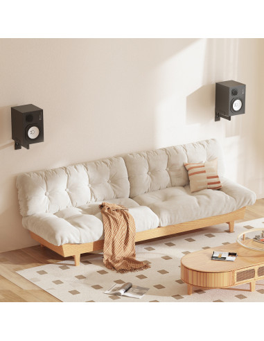 AISENS Soporte Universal De Pared Giratorio E Inclinable Para Altavoces, Negro