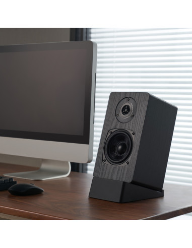 AISENS Soporte Universal De Sobremesa Para Altavoces, Negro