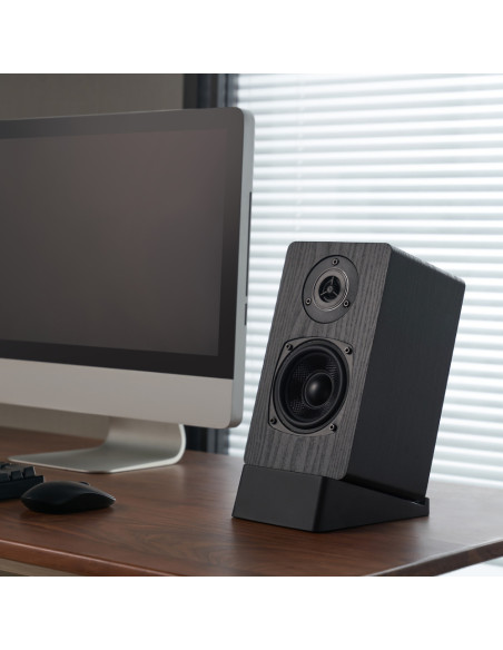 AISENS Soporte Universal De Sobremesa Para Altavoces, Negro