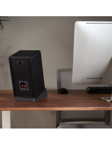 AISENS Soporte Universal De Sobremesa Para Altavoces, Negro