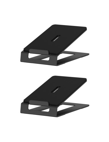 AISENS Soporte Universal De Sobremesa Para Altavoces, Negro