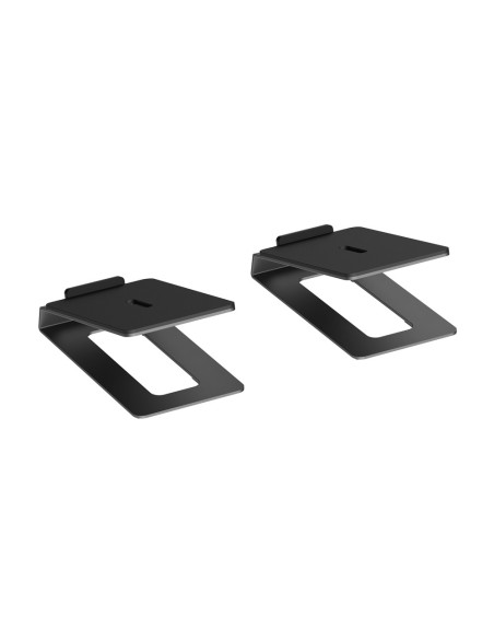 AISENS Soporte Universal De Sobremesa Para Altavoces, Negro