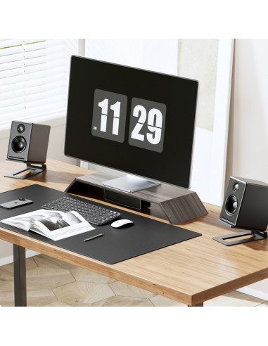 AISENS Soporte Universal De Sobremesa Para Altavoces, Negro