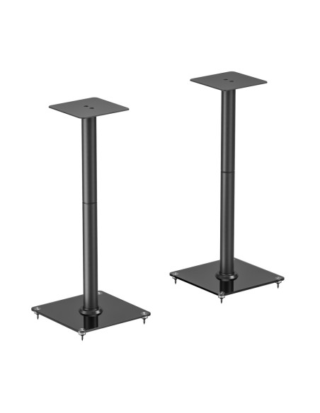 AISENS Soporte Universal De Suelo Para Altavoces, Negro