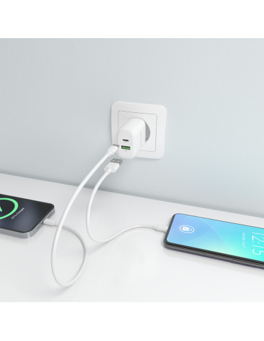 AISENS A110-0909 cargador de dispositivo móvil Universal Corriente alterna Carga rápida Interior