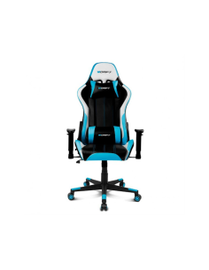 DRIFT DR175 Silla para videojuegos universal Asiento acolchado Negro, Azul, Blanco