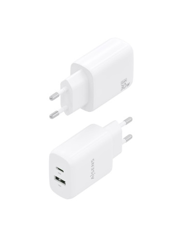 AISENS A110-0923 cargador de dispositivo móvil Cámara digital, MP3, MP4, Teléfono móvil, Navegante, Portátil, Consola de juegos 