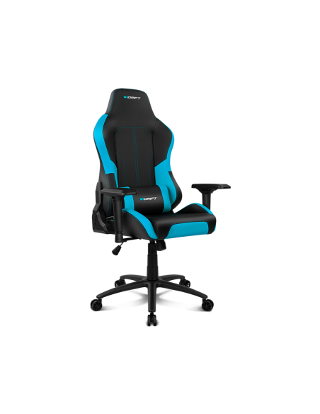 DRIFT DR250 Silla para videojuegos de PC Asiento acolchado tapizado Negro, Azul