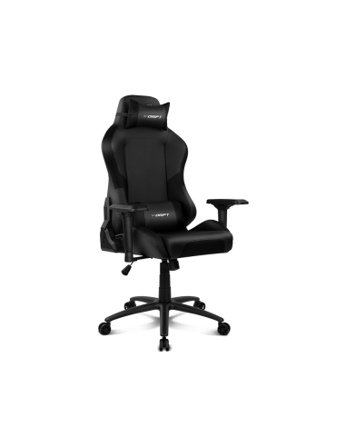 DRIFT DR250 Silla para videojuegos de PC Asiento acolchado tapizado Negro, Carbono