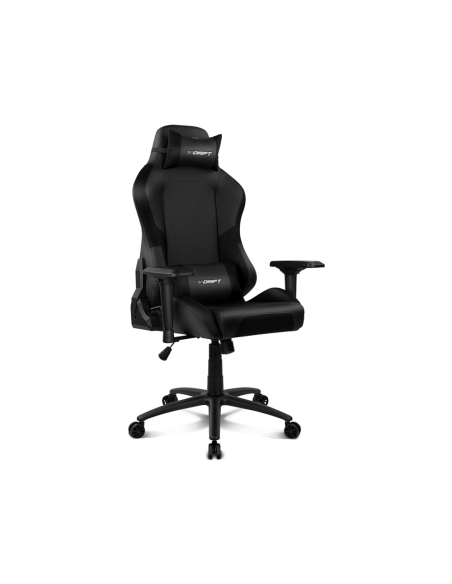 DRIFT DR250 Silla para videojuegos de PC Asiento acolchado tapizado Negro, Carbono