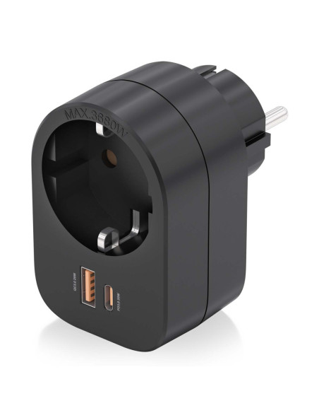 AISENS ASPS-1A1C07-BK cargador de dispositivo móvil Universal Corriente alterna Carga rápida Interior