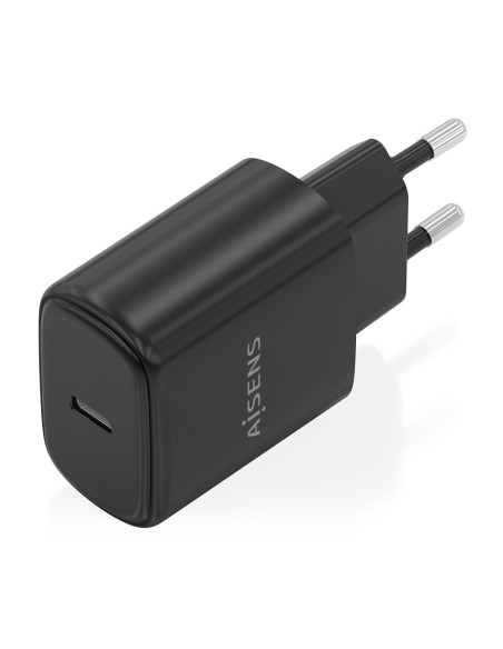 AISENS Cargador GaN 30W, 1xUSB-C PD3.0, Negro