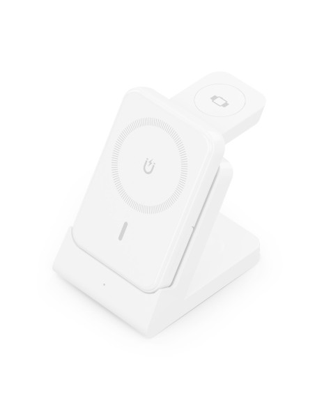 AISENS ASCH-15W4WC063-W cargador de dispositivo móvil Auriculares, Smartphone, Reloj inteligente Cargador inalámbrico Interior