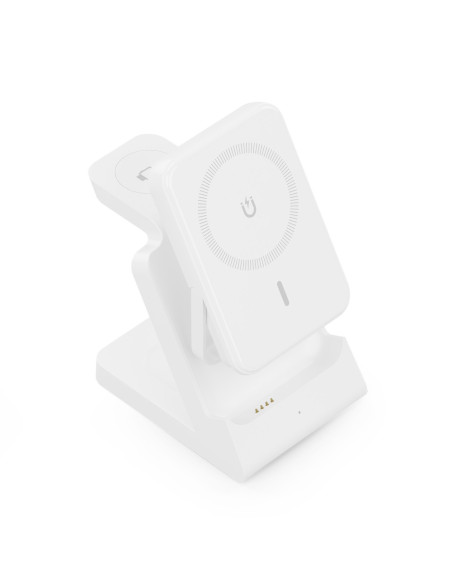 AISENS ASCH-15W4WC063-W cargador de dispositivo móvil Auriculares, Smartphone, Reloj inteligente Cargador inalámbrico Interior