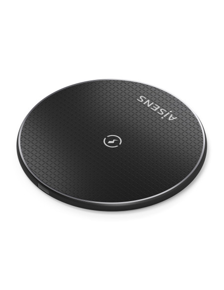 AISENS ASCH-15W1WC058-BK cargador de dispositivo móvil Smartphone Cargador inalámbrico Interior
