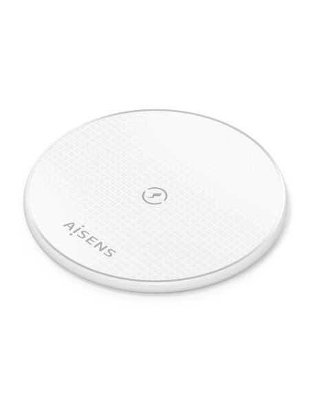 AISENS ASCH-15W1WC057-W cargador de dispositivo móvil Smartphone Cargador inalámbrico Interior