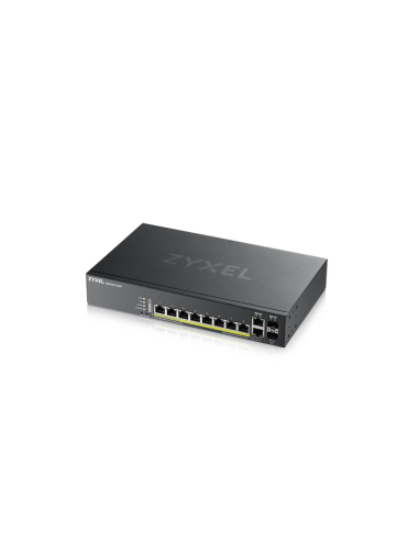 Zyxel GS2220-10HP-EU0101F switch Gestionado L2 Gigabit Ethernet (10/100/1000) Energía sobre Ethernet (PoE) Negro