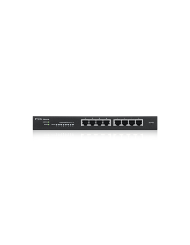 Zyxel GS1915-8 Gestionado L2 Gigabit Ethernet (10/100/1000) Negro