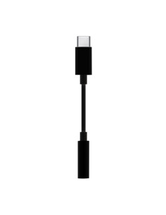 AISENS Conversor USB-C a audio estilo Apple, USB-C/M-Jack 3.5/H, Negro, 15 cm 2