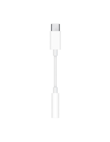 AISENS Conversor USB-C a audio estilo Apple, USB-C/M-Jack 3.5/H, Blanco, 15 cm