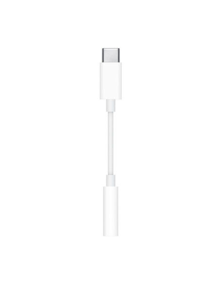 AISENS Conversor USB-C a audio estilo Apple, USB-C/M-Jack 3.5/H, Blanco, 15 cm
