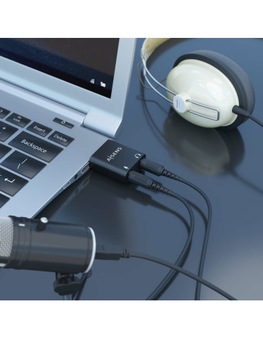 AISENS A106-0768 cambiador de género para cable 2x 3.5 mm