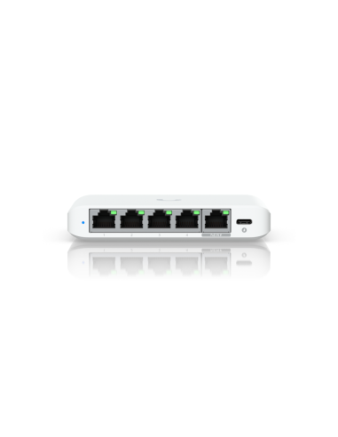 Ubiquiti UniFi Flex Mini 2.5G Gestionado 2.5G Ethernet (100/1000/2500) Energía sobre Ethernet (PoE) Escritorio Blanco