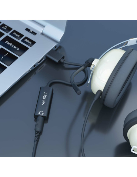 AISENS A106-0770 cambiador de género para cable 3,5 mm