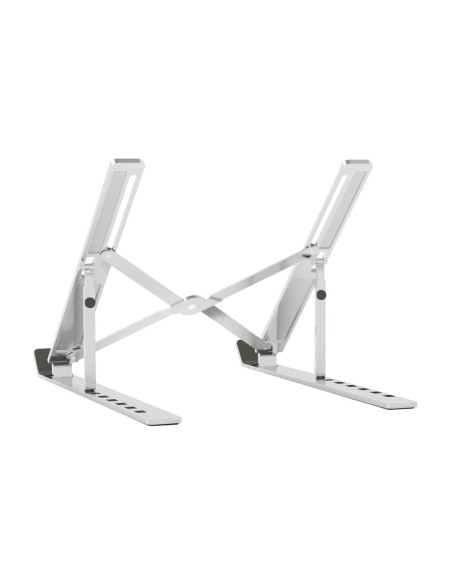 AISENS Soporte de Sobremesa Ajustable para Portatil / Tablet, Plata
