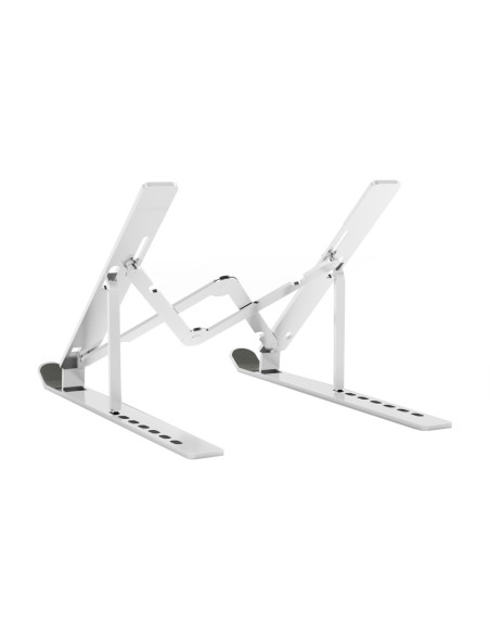 AISENS Soporte de Sobremesa Ajustable para Portatil / Tablet, Plata