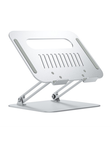AISENS Soporte de Sobremesa XL 10-17 Ajustable para Portatil / Tablet, Plata