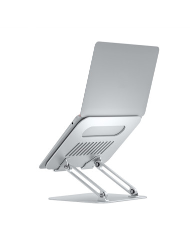 AISENS Soporte de Sobremesa XL 10-17 Ajustable para Portatil / Tablet, Plata