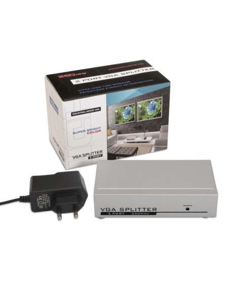 AISENS A116-0084 divisor de video VGA 2x VGA