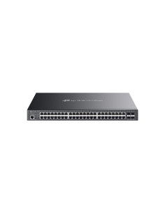 TP-Link Omada SG3452XMPP switch Gestionado L2+ Gigabit Ethernet (10/100/1000) Energía sobre Ethernet (PoE) 1U Negro