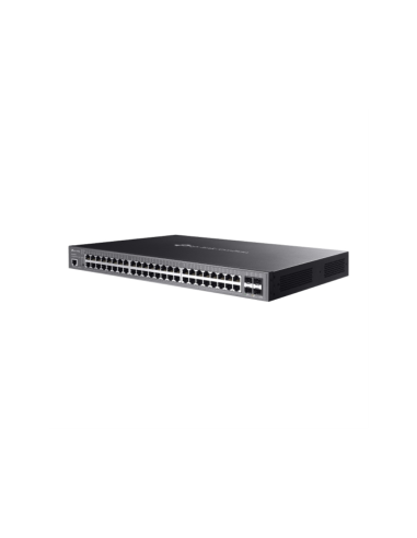 TP-Link Omada SG3452XMPP switch Gestionado L2+ Gigabit Ethernet (10/100/1000) Energía sobre Ethernet (PoE) 1U Negro