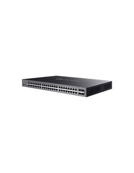 TP-Link Omada SG3452XMPP switch Gestionado L2+ Gigabit Ethernet (10/100/1000) Energía sobre Ethernet (PoE) 1U Negro