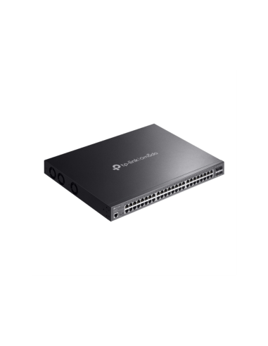 TP-Link Omada SG3452XMPP switch Gestionado L2+ Gigabit Ethernet (10/100/1000) Energía sobre Ethernet (PoE) 1U Negro
