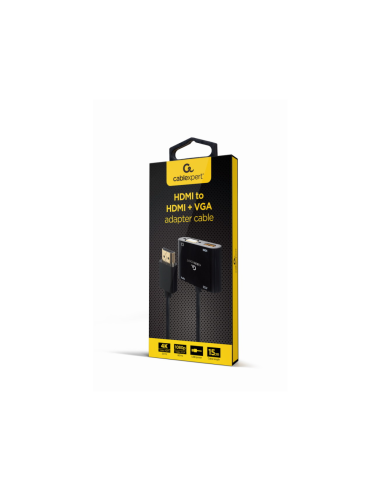 Gembird A-HDMIM-HDMIFVGAF-01 tarjeta y adaptador de interfaz HDMI, VGA