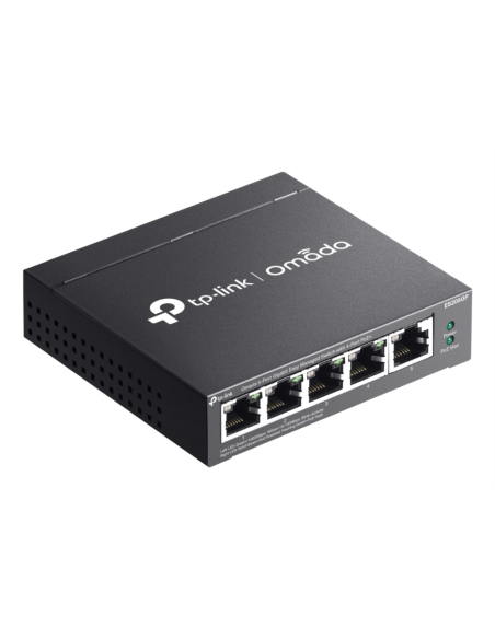 TP-Link Omada ES205GP switch Gestionado Gigabit Ethernet (10/100/1000) Energía sobre Ethernet (PoE) Negro