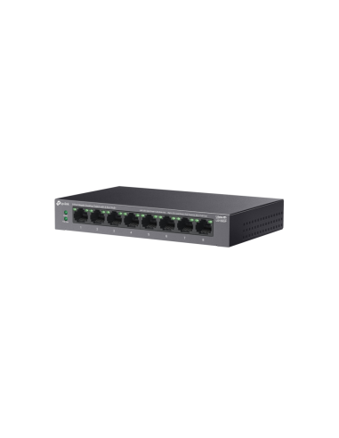 TP-Link LiteWave LS108GP switch No administrado Gigabit Ethernet (10/100/1000) Energía sobre Ethernet (PoE) Negro