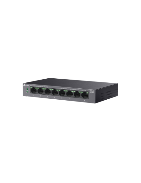 TP-Link LiteWave LS108GP switch No administrado Gigabit Ethernet (10/100/1000) Energía sobre Ethernet (PoE) Negro