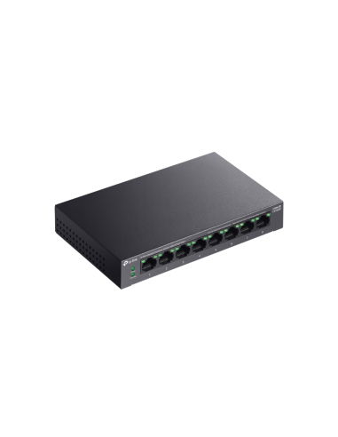 TP-Link LiteWave LS108GP switch No administrado Gigabit Ethernet (10/100/1000) Energía sobre Ethernet (PoE) Negro
