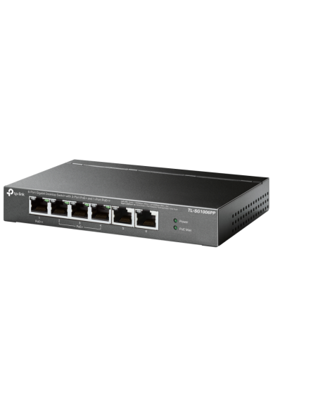 TP-Link TL-SG1006PP switch No administrado Gigabit Ethernet (10/100/1000) Energía sobre Ethernet (PoE) Gris