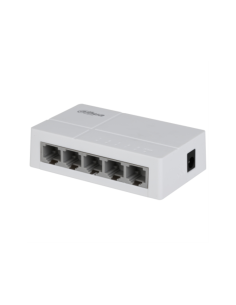 Dahua Technology PoE DH-SF1005L switch No administrado Fast Ethernet (10/100) Energía sobre Ethernet (PoE) Escritorio Gris claro 2