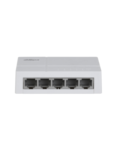 Dahua Technology PoE DH-SF1005L switch No administrado Fast Ethernet (10/100) Energía sobre Ethernet (PoE) Escritorio Gris claro